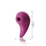 Mini Silicone Sucking Vibrator with 10 Vibration Sucking Modes for Clitoral and Nipple Sucking Couples Sex Toys - Image 5