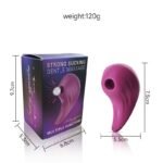 Mini Silicone Sucking Vibrator with 10 Vibration Sucking Modes for Clitoral and Nipple Sucking Couples Sex Toys - Image 7