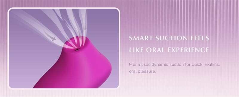 Mona Clitoral Sucking Vibrator for Women with 10 Vibration Sucking Modes Clitoris Nipple Stimulator Clit Sucker
