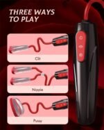 Nipple Sucking BDSM Toys Kit Electric Vacuum Vagina Sex Pump with 3 Suction Levels and 7 Modes - Image 2