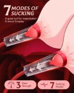 Nipple Sucking BDSM Toys Kit Electric Vacuum Vagina Sex Pump with 3 Suction Levels and 7 Modes - Image 3