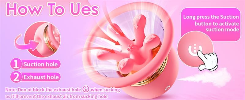 Nipple Toys Sex Toys Vibrator with 9 Kneading and Vibration Modes Nipple Clamps Clit Sucker BDSM Adult Toys