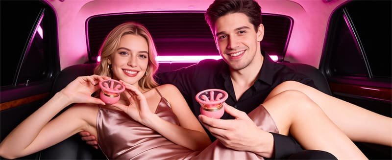 Nipple Toys Sex Toys Vibrator with 9 Kneading and Vibration Modes Nipple Clamps Clit Sucker BDSM Adult Toys