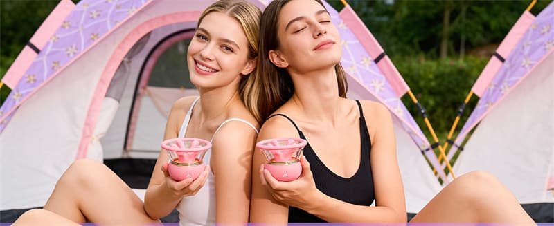 Nipple Toys Sex Toys Vibrator with 9 Kneading and Vibration Modes Nipple Clamps Clit Sucker BDSM Adult Toys