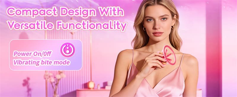 Nipple Toys Sex Toys Vibrator with 9 Kneading and Vibration Modes Nipple Clamps Clit Sucker BDSM Adult Toys