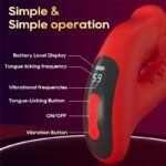 Octopus Tentacles Tongue Vibrator Sex Toy, 10 Vibration 5 Licking Modes Clitoral G Spot Vibrators with LCD Display - Image 4