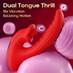Octopus Tentacles Tongue Vibrator Sex Toy, 10 Vibration 5 Licking Modes Clitoral G Spot Vibrators with LCD Display - Image 5