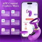 Purple Sucking Vibrator, 3 Sucking 9 Tongue Licking & Vibrating Rose Tongue Vibrators with LCD Display - Image 5