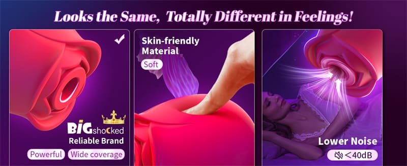 Rose Sucking Vibrator Women Sex Toys with 10 Suction Modes Anal Clit Nipple Vibrators Couples Female Sex Toys