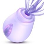 Rose Sucking Vibrator for Women, 5 Sucking 5 Intensity Levels Rose Toy Wide Opening Pulse Pure Sucker Clit Stimulator