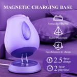 Rose Sucking Vibrator for Women, 5 Sucking 5 Intensity Levels Rose Toy Wide Opening Pulse Pure Sucker Clit Stimulator - Image 4