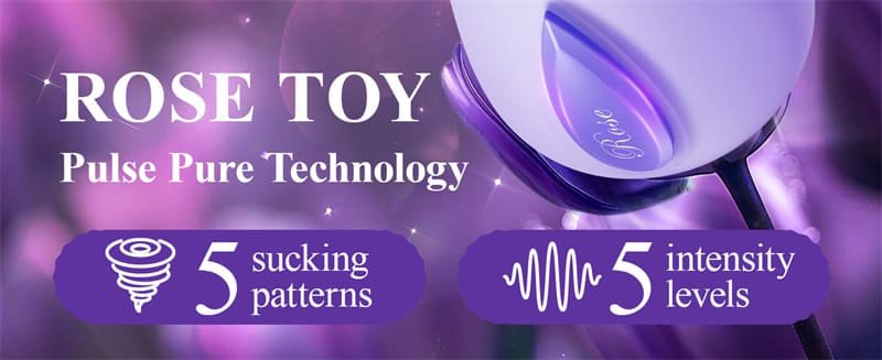 Rose Sucking Vibrator for Women 5 Sucking 5 Intensity Levels Rose Toy Wide Opening Pulse Pure Sucker Clit Stimulator 8