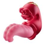 Rose Tongue Vibrator for Women with 10 Tongue Licking Modes Clitoral Stimulator G-Spot Vibrator for Couples Orgasms
