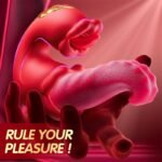 Rose Tongue Vibrator for Women with 10 Tongue Licking Modes Clitoral Stimulator G-Spot Vibrator for Couples Orgasms - Image 7