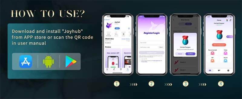 Rose Tongue Vibrator with App - 3IN1 Big Mouth Vibrators with 10 Tongue Licking & Sucking & Vibrating Modes