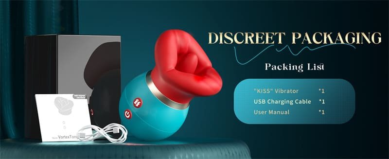 Rose Tongue Vibrator with App - 3IN1 Big Mouth Vibrators with 10 Tongue Licking & Sucking & Vibrating Modes