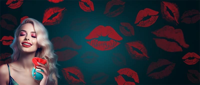 Rose Tongue Vibrator with App - 3IN1 Big Mouth Vibrators with 10 Tongue Licking & Sucking & Vibrating Modes