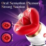 Rose Tongue Vibrator with App, Hotsvibe 10 Tongue Licking & Sucking & Vibrating Clit Nipple Vibrator for Women - Image 4