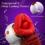 Rose Tongue Vibrator with App, Hotsvibe 10 Tongue Licking & Sucking & Vibrating Clit Nipple Vibrator for Women - Image 7