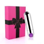 Silver Bullet Vibrator Vagina Stimulator Massager with 10 Vibration Modes Portable Waterproof Mini Vibrator