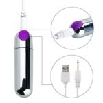 Silver Bullet Vibrator Vagina Stimulator Massager with 10 Vibration Modes Portable Waterproof Mini Vibrator - Image 4