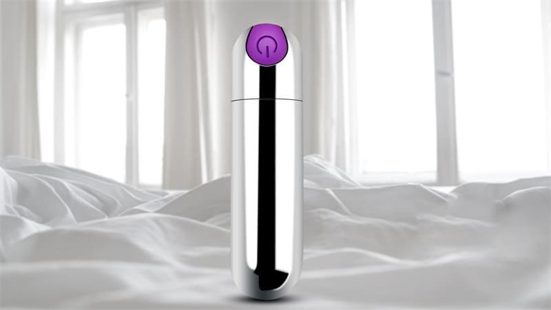 Silver Bullet Vibrator Vagina Stimulator Massager with 10 Vibration Modes Portable Waterproof Mini Vibrator