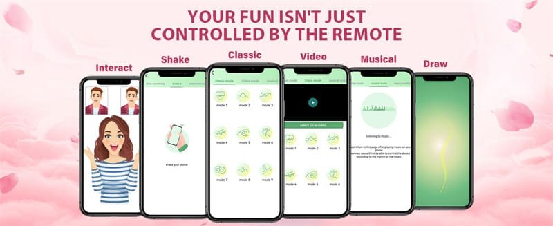 Wearable Vibrator for Couples with App Controlled Pink Love Egg Vibrating Egg with G Spot Clitoral Stimulation 10