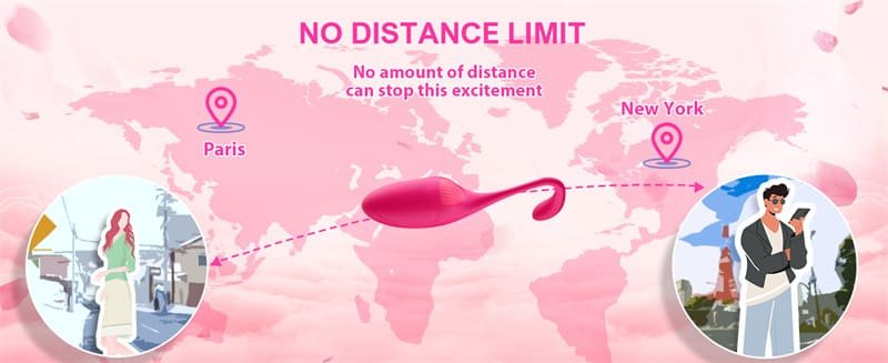 Wearable Vibrator for Couples with App Controlled Pink Love Egg Vibrating Egg with G Spot Clitoral Stimulation 8