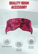 16 Inch Feather Tickler with 59 Inch Blindfold Satin Eye Mask Faux Leather Feather Ticklers Teasers Set - Image 3