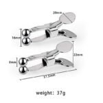 Adjustable Weight Metal Nipple Clamps Nipple Clip Clamps with Stainless Steel Spring Clip - Image 5