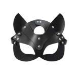 Adjustable Women's Sexy Masks Leather Cat Women Mask Cat Face Mask SM Fun Game