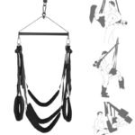 Adult Sex Swing Bondage Restraint BDSM Sex Toys For Couples with Steel Triangle Frame Love Slings
