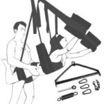 Adult Sex Swing Bondage Restraint BDSM Sex Toys For Couples with Steel Triangle Frame Love Slings - Image 2