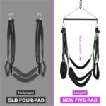 Adult Sex Swing Bondage Restraint BDSM Sex Toys For Couples with Steel Triangle Frame Love Slings - Image 4