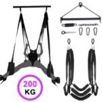 Adult Sex Swing Bondage Restraint BDSM Sex Toys For Couples with Steel Triangle Frame Love Slings - Image 6