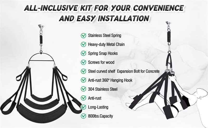 BDSM Bondage 360° Spinning Sex Swings Sex Toys For Couples Door Sex Swing Bdsm Toys
