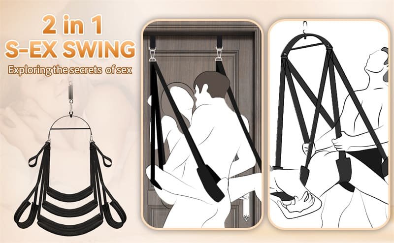 BDSM Bondage 360° Spinning Sex Swings Sex Toys For Couples Door Sex Swing Bdsm Toys