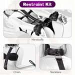 BDSM Bondage Neck to Wrist Restraints Kit Sex Restraints Set SM Sexy Slave Beginner Role Play Toy - Image 4