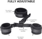 BDSM Neck to Wrist Restraints Bondage Set with Blindfold Adjustable Bondage Set for Couples SM Games - Image 6