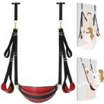 Door Sex Swing BDSM Bondage Thigh Restraints with Adjustable Sex Straps Hardware Buckle Leather