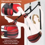 Door Sex Swing BDSM Bondage Thigh Restraints with Adjustable Sex Straps Hardware Buckle Leather - Image 4