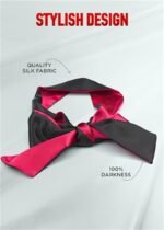 Hotsvibe 16 Inch French Feather Tickler for Play with Silk Eye Mask 59 Inch Red Satin Mask - Image 7