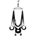 Hotsvibe 360 Degree Spinning Indoor Ceiling Adult Sex Swing with Premium Paint Stand