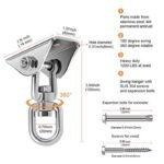 Hotsvibe 360 Degree Spinning Indoor Ceiling Adult Sex Swing with Premium Paint Stand - Image 2