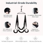 Hotsvibe 360° Degree Spinning Ceiling Indoor Sex Swing with Premium Paint Stand Sex Swivel Sling Set - Image 3
