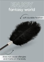 Hotsvibe Feather Tickler for BDSM Play Faux Feather Tickler Crop French Tickler - Image 2