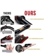 Hotsvibe Leather Red Whip 30 inch Riding Horse Whip for Couples Bedroom Accessory Red Horse Whip - Image 5