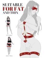 Hotsvibe Sex Bondage BDSM Kit Restraints 6PCS Sets Adult SM Games Sex Toys - Red - Image 4