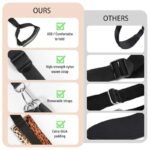 Leopard Print Door Sex Swing BDSM Bondage Slave Set Adjustable Shoulder Strap - Image 6