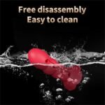 Rose Shape Ball Gag Multi-Section Adjustable Open Mouth Gag Bondage Gear Silicone Gag - Image 4